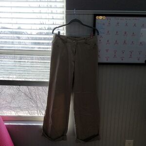 Grace Elements Khaki Wide-Leg Trousers